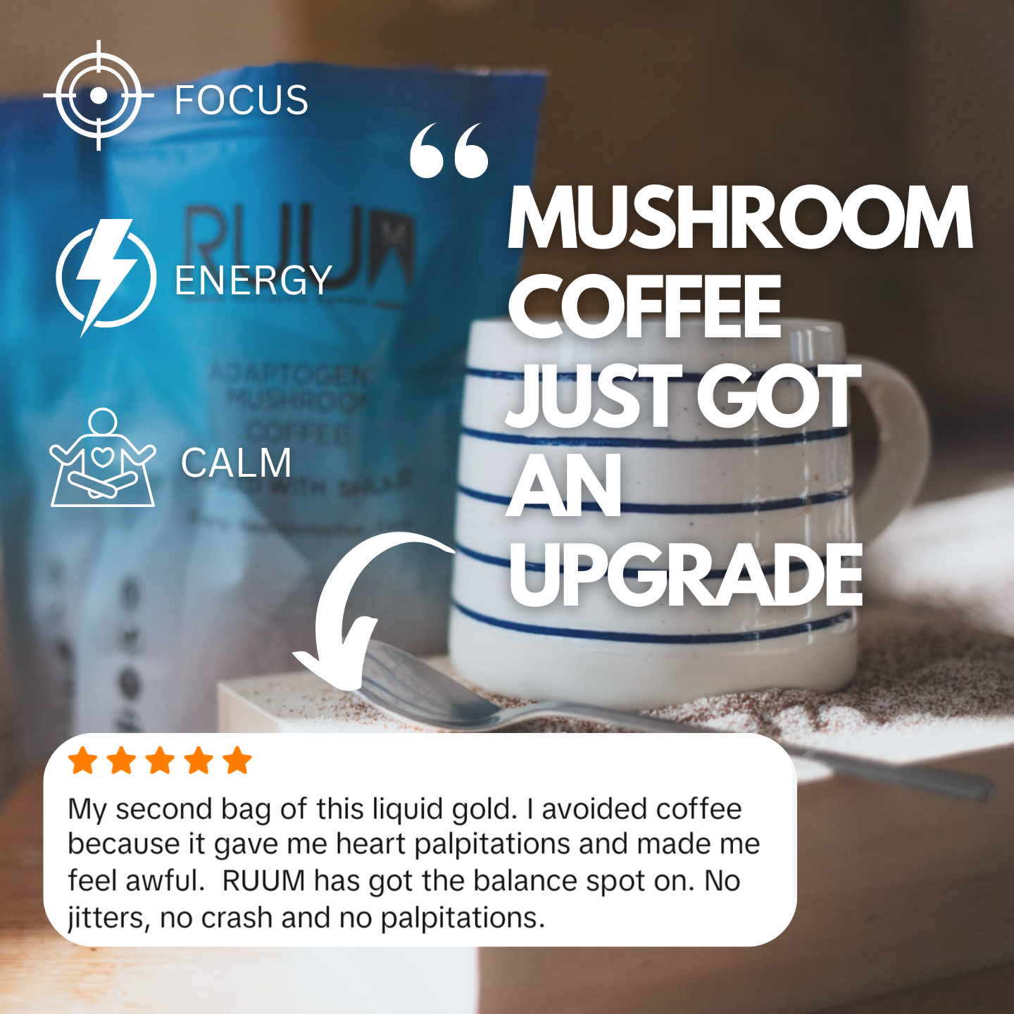 RUUM mushroom coffee