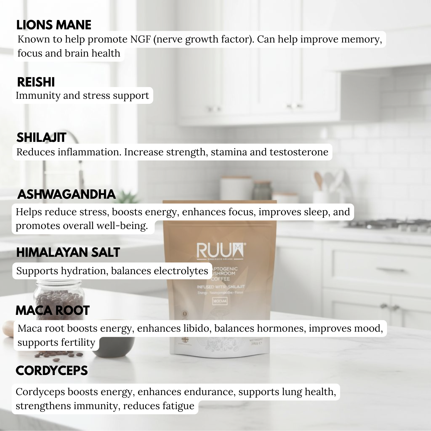 RUUM mushroom coffee